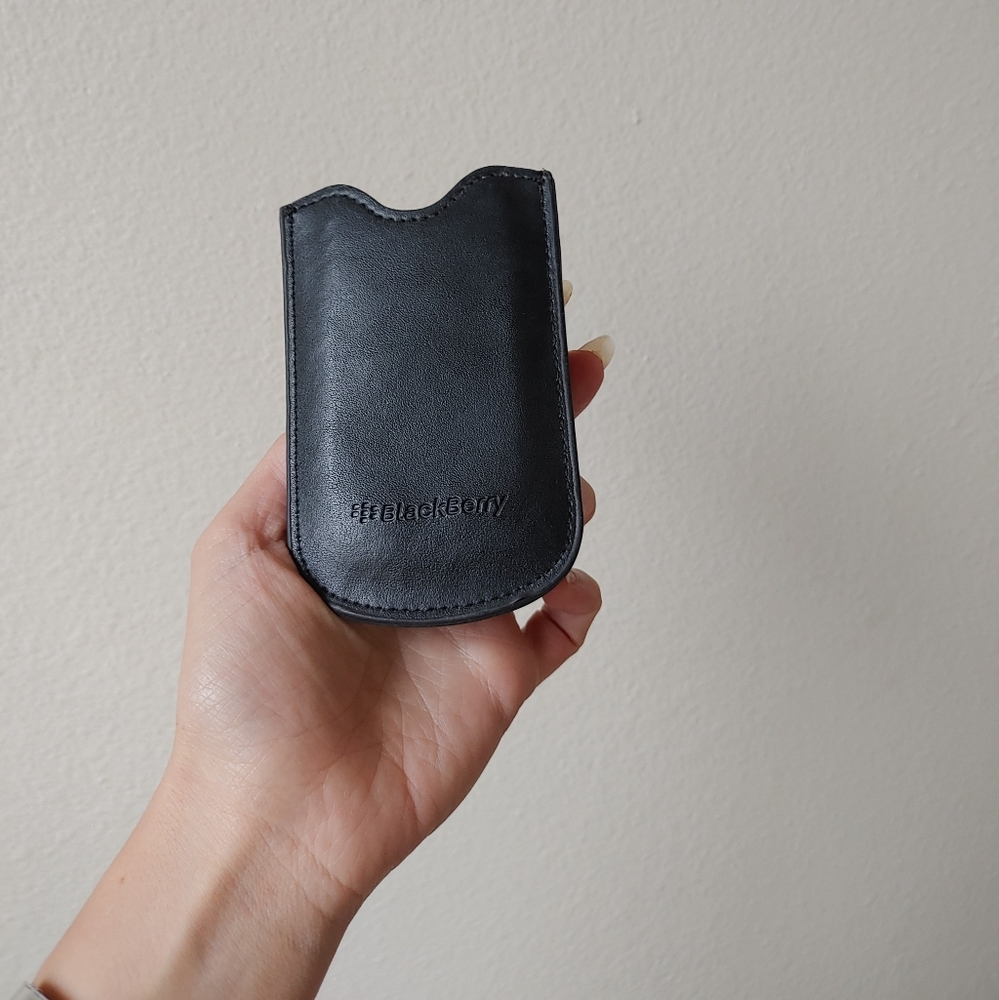 Black Leather Pouch